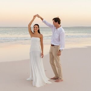 Alexis White Maxi Dress